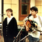 Alison Hughes of The Penny Candles singing with BOB