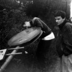 Dean & Simon nicking a road sign...